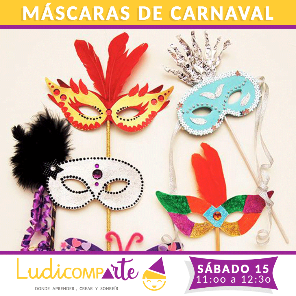 taller manualidades Mascara-carnaval